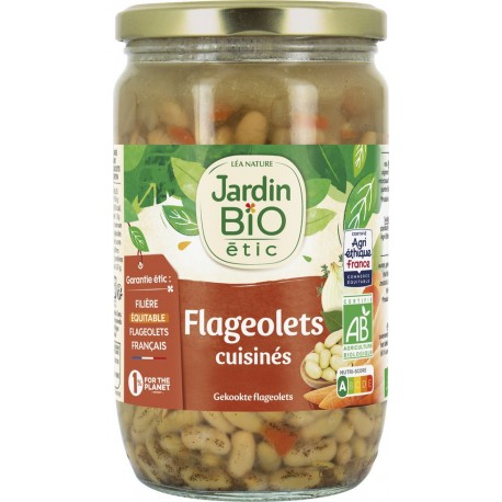 Jardin Bio Flageolets cuisinés bio