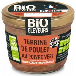 Bonjour Campagne Terrine bio de poulet au poivre vert