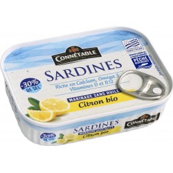 Mgc Connetable Sardines marinade au citron sans huile