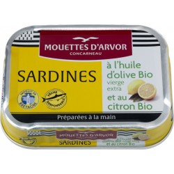 Les Mouettes D Arvor Sardines huile olive citron LES MOUETTES D'ARVOR