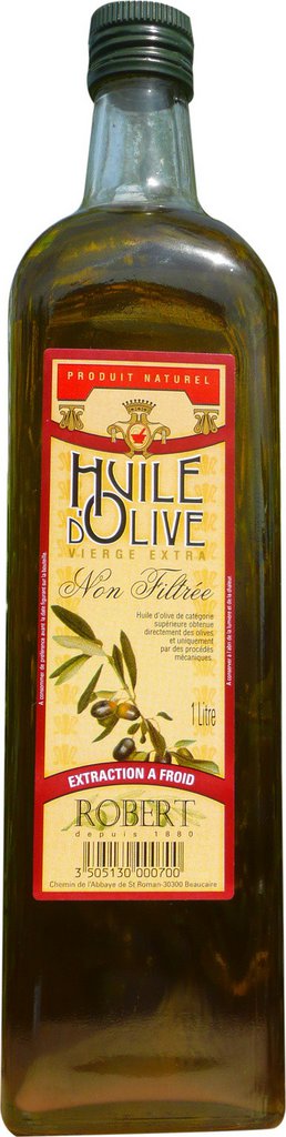 Huile d'olive Vierge extra non filtrée - Les Huiles d'olive Robert 