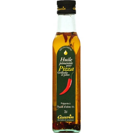 Cauvin Huile pimentée pour pizza 25cl