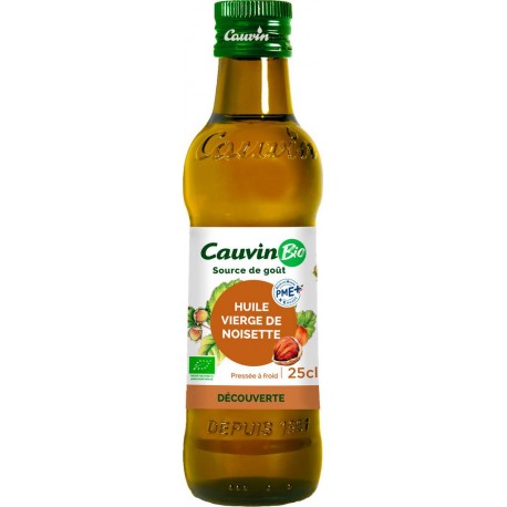 Cauvin Huile de noisette vierge Bio