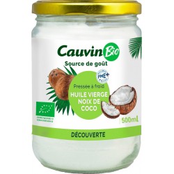 Cauvin Huile vierge de noix de coco Bio 50cl