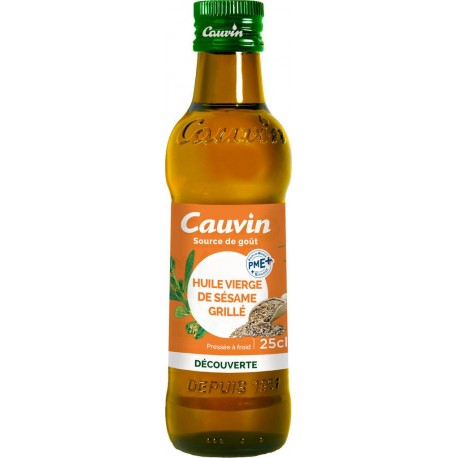 Cauvin Huile vierge de sésame grillé 25cl