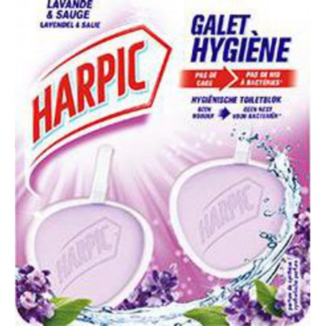 HARPIC BLOC GALET LAVANDE X2