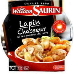 William Saurin Lapin chasseur et ses pommes de terre 280g (lot de 3)