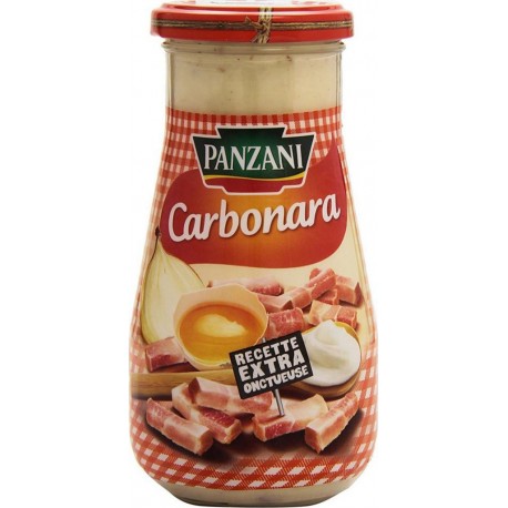 Panzani Sauce Carbonara 370g (lot de 6)