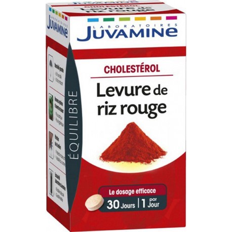 Juvamine Équilibre Cholestérol Levure de Riz Rouge (lot de 2)