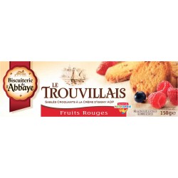 L'ABBAYE Biscuits sablés fruits rouges Biscuits