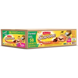 Brossard Gâteaux Chocolat Savane XXL 56x30g 1.68Kg