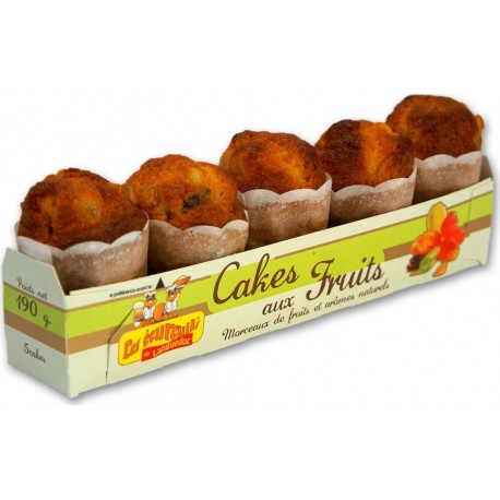 Les Ecureuils Cakes aux fruits