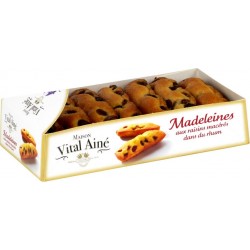 Vital Aine Madeleines aux raisins macérés au rhum