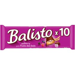 Balisto Barres chocolatées crème au lait et fruits des bois