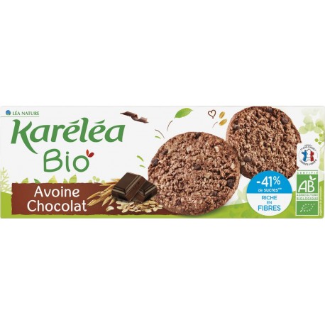 Karelea Biscuits bio sablés avoine & chocolat