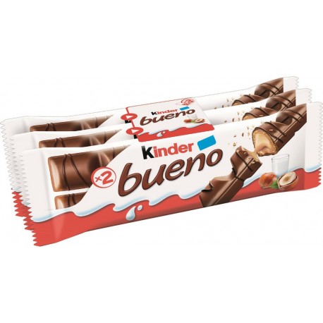 Kinder Bueno Barres chocolatées lait noisettes