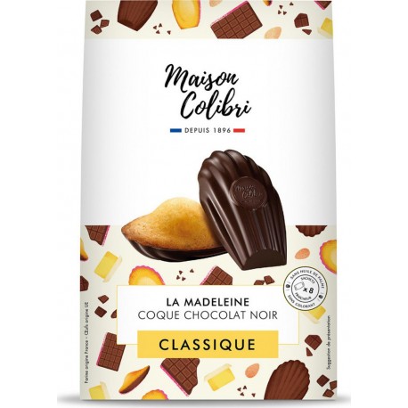 Maison Colibri Madeleines coque chocolat