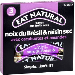 Eat Natural Barres noix raisin cacahuètes amandes sans gluten