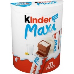 Kinder Maxi Barres chocolatées x11 231g