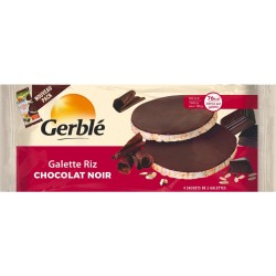 Gerble Galette de riz chocolat noir