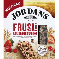 Jordans Barres de céréales Avoine et Fruits Rouges 180g