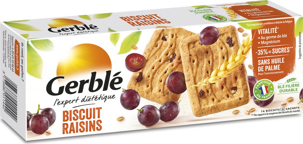 Biscuit soja orange, gamme Vitalité