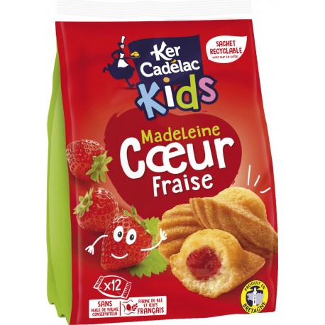 Ker Cadélac Ker Cadelac Madeleines à la fraise x12 420g