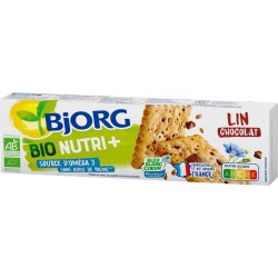 Bjorg Biscuits bio lin chocolat noir