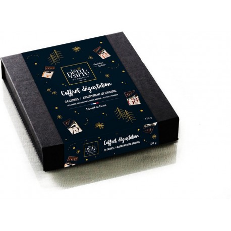 Le Petit Carre De Chocolat Chocolat coffret dégustation assortiment de saveurs