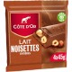 Cote D Or Chocolat au lait noisettes entières COTE D'OR