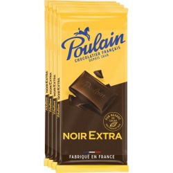 Poulain Tablettes Chocolat NOIR EXTRA 4x100g 400g