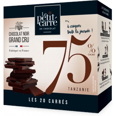 Le Petit Carre De Chocolat Chocolat noir carrés Tanzanie