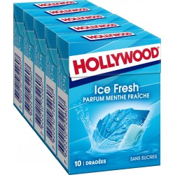 Hollywood Chewing-gum menthe fraîche s/sucres