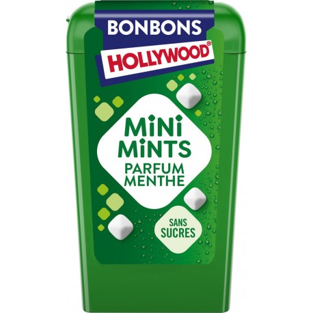 Hollywood Bonbons menthe sans sucres mini 12,5g