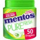 Mentos Chewing-gum Pure Fresh citrus au thé vert s/sucres 100g