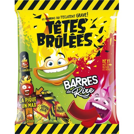 Tetes Brulees Bonbons pomme fraise 200g