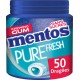 Mentos Chewing-gum Pure Fresh menthol eucalyptus sans sucres 100g