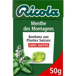 Ricola Bonbons menthe des montagnes s/sucres 50g