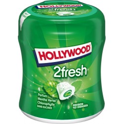 Hollywood Chewing-gum menthe verte s/sucres