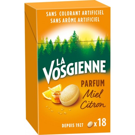 La Vosgienne Bonbons miel citron x18 36g