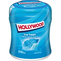 Hollywood Chewing-gum menthe fraiche s/sucres