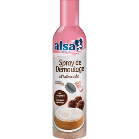 ALSA aide pâtissière spray de démoulage