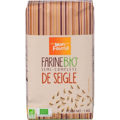 Mon Fournil Farine semi-complète seigle Bio