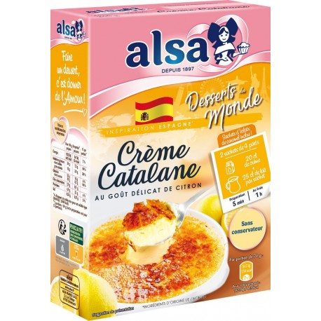 ALSA Préparation crème Catalane 170g