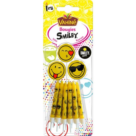 Vahiné Smiley Bougies anniversaire 27g