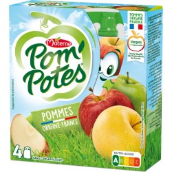 Pom Potes Compotes en gourde pomme POM'POTES