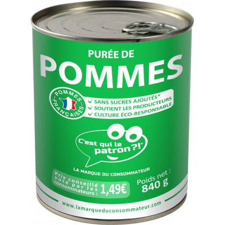 C Est Qui Le Patron Compote de pommes sans sucres ajoutés C'EST QUI LE PATRON ?!