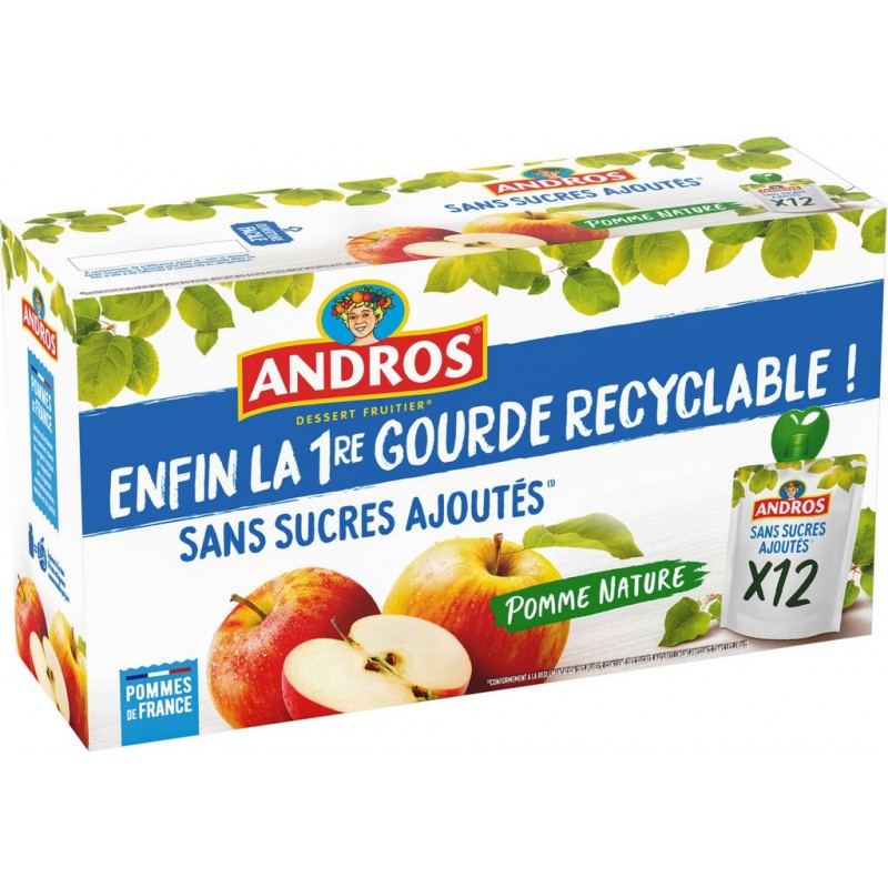 Compote de pomme nature ANDROS