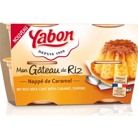 Yabon Desserts gâteau riz caramel