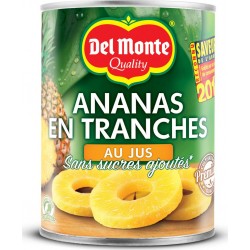 Del Monte Fruits au sirop ananas en tranches